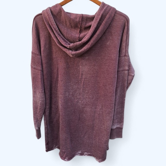 American Eagle Long Burnout Hoodie - Picture 2 of 6